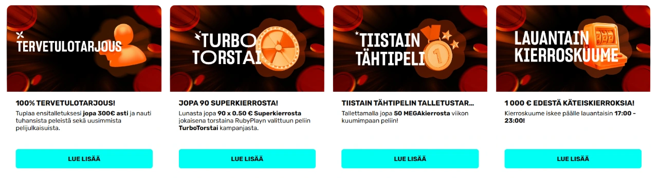 Hyvät kasinot bonukset suomalaisille pelaajille